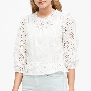 Banana Republic Eyelet Top